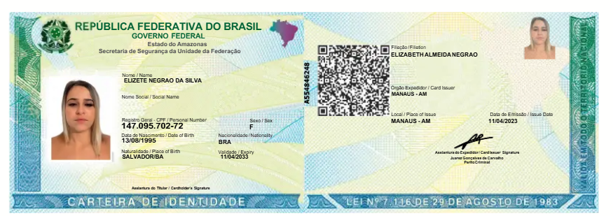 Editável RG - Todos Estados Em PDF